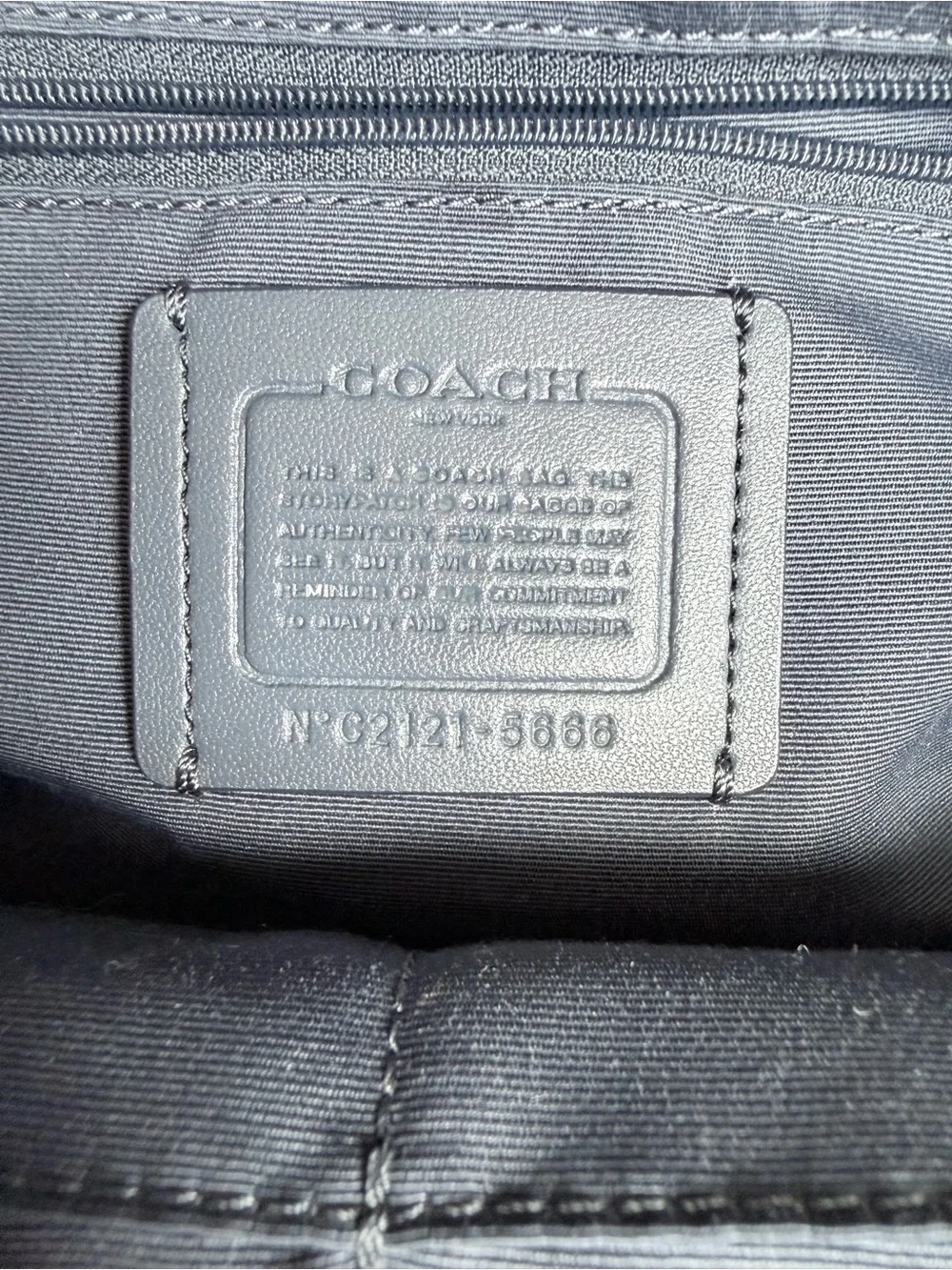 COACH NWOT Pebbled Leather Court Full Size Backpack in Powder Blue
